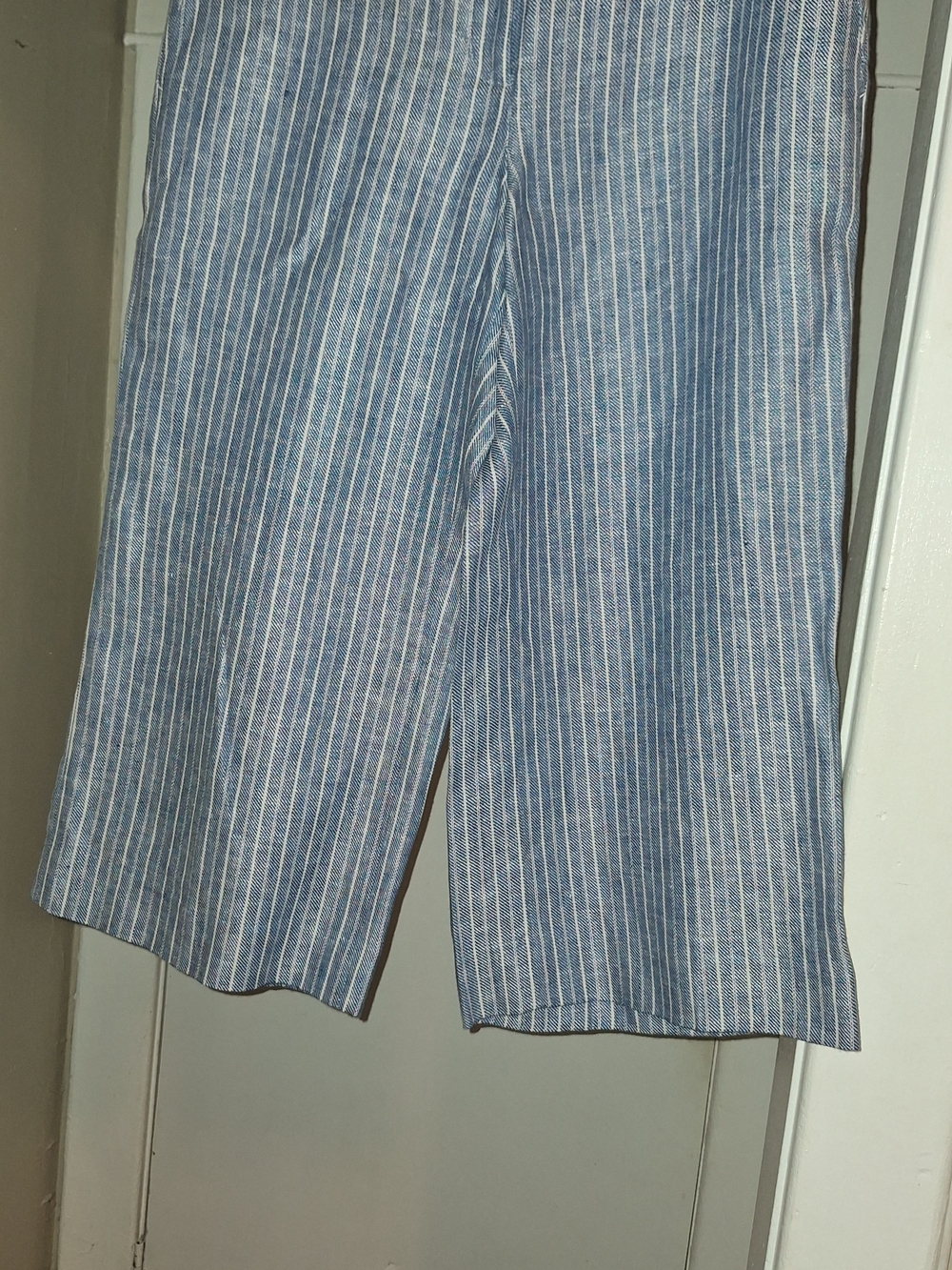 J. Crew Blue and White Striped Capris - Picture 3 of 6